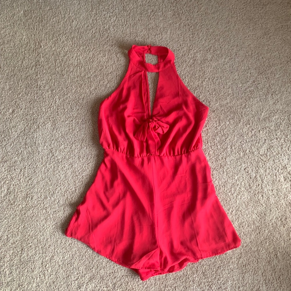 Red romper